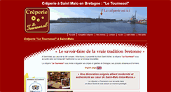 Desktop Screenshot of creperie-saint-malo.com