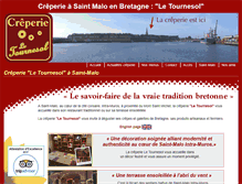 Tablet Screenshot of creperie-saint-malo.com